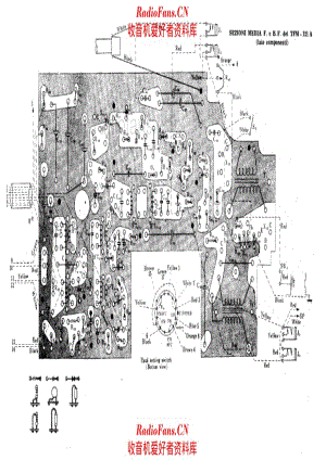 Sony TFM121A IF and AF units PCB layout component side 电路原理图.pdf