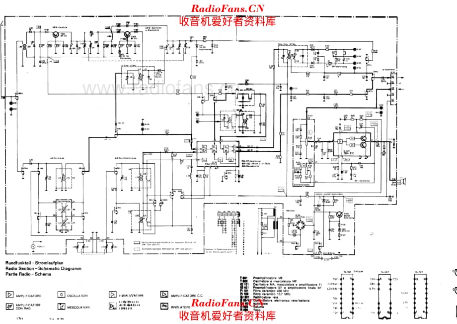 Telefunken Bajazzo CR4000 Radio unit 电路原理图.pdf_第1页