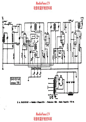 Radiofar Chassis 518 电路原理图.pdf