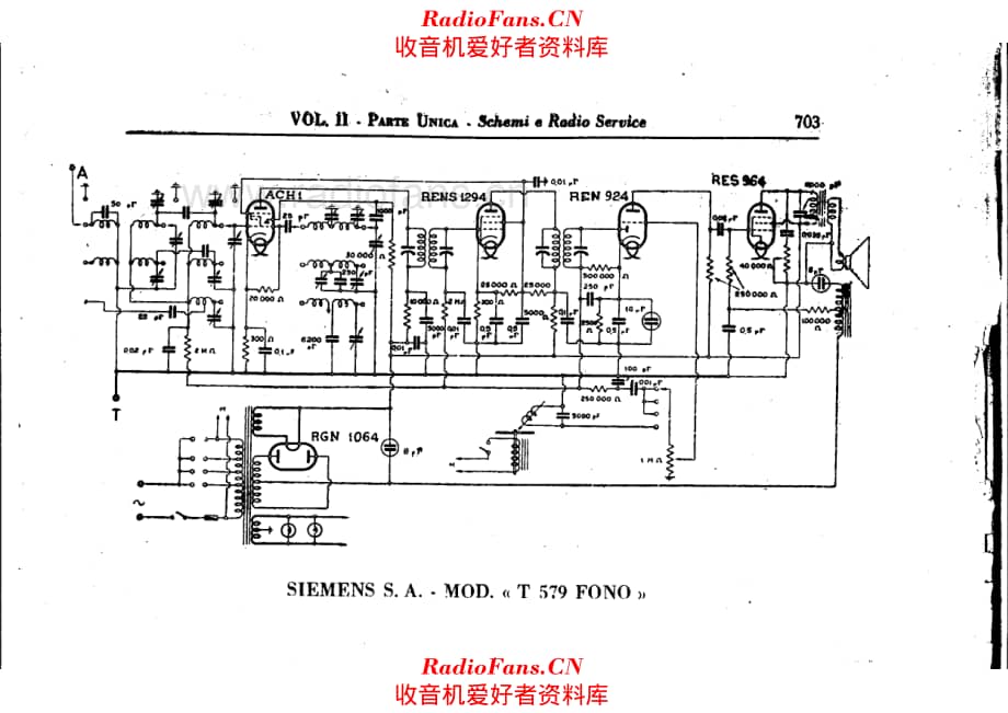 Siemens T 579 Fono 电路原理图.pdf_第1页