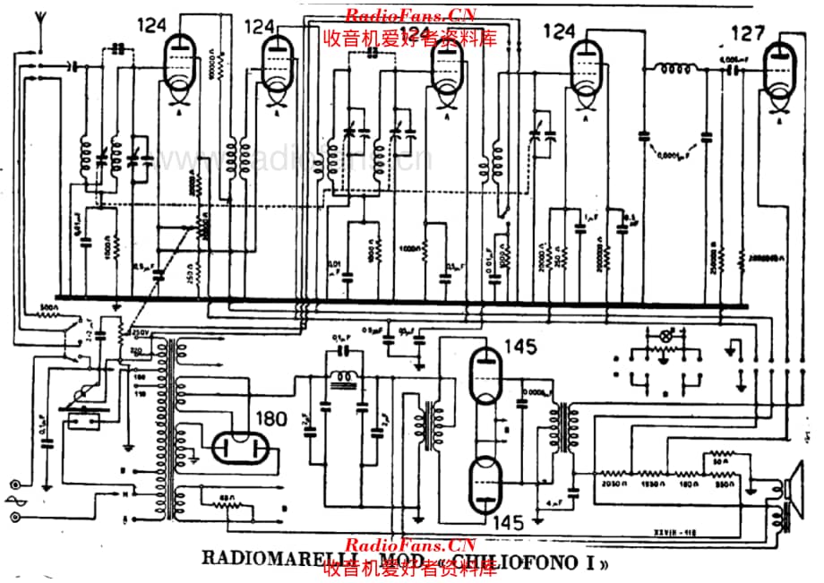 Radiomarelli Chiliofono I 电路原理图.pdf_第1页
