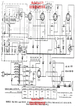 Radiomarelli 10A15 10A151D alternate 电路原理图.pdf