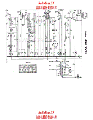 Saba 455WK alternate 电路原理图.pdf