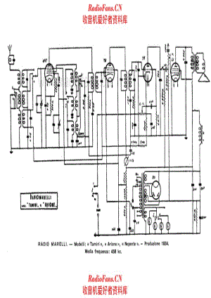 Radiomarelli Arione Nepente Tamiri 电路原理图.pdf