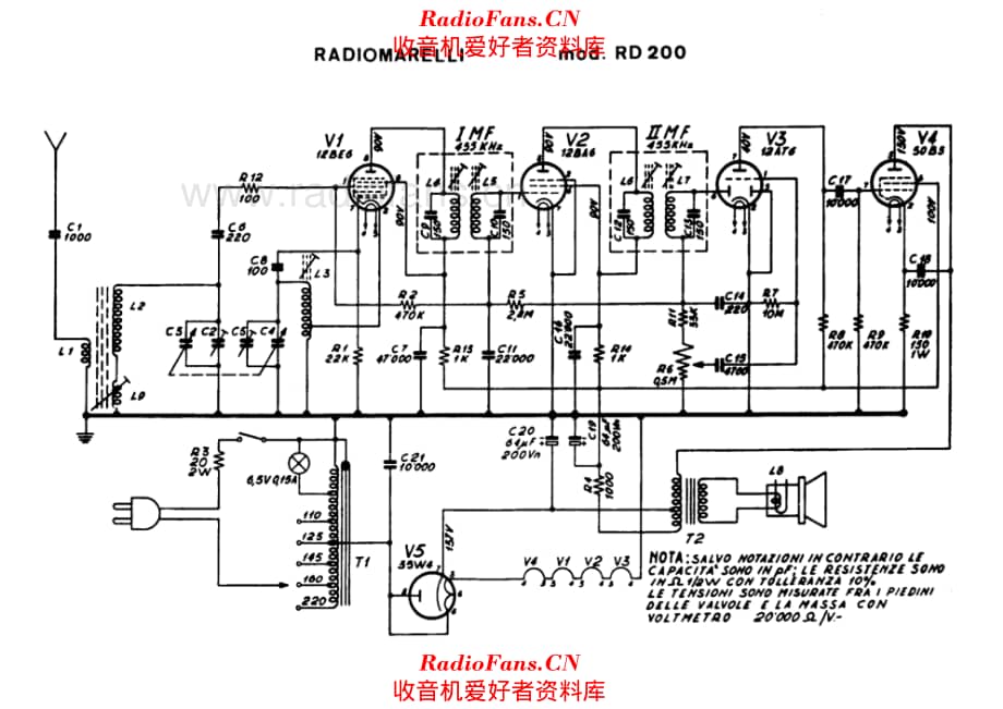 Radiomarelli RD200 电路原理图.pdf_第1页
