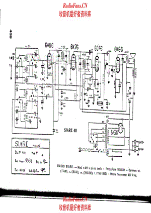 Siare Crosley S-411-I 电路原理图.pdf