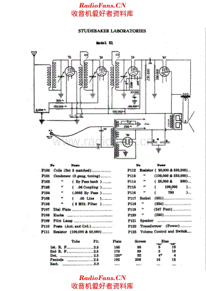 Studebaker 31 电路原理图.pdf