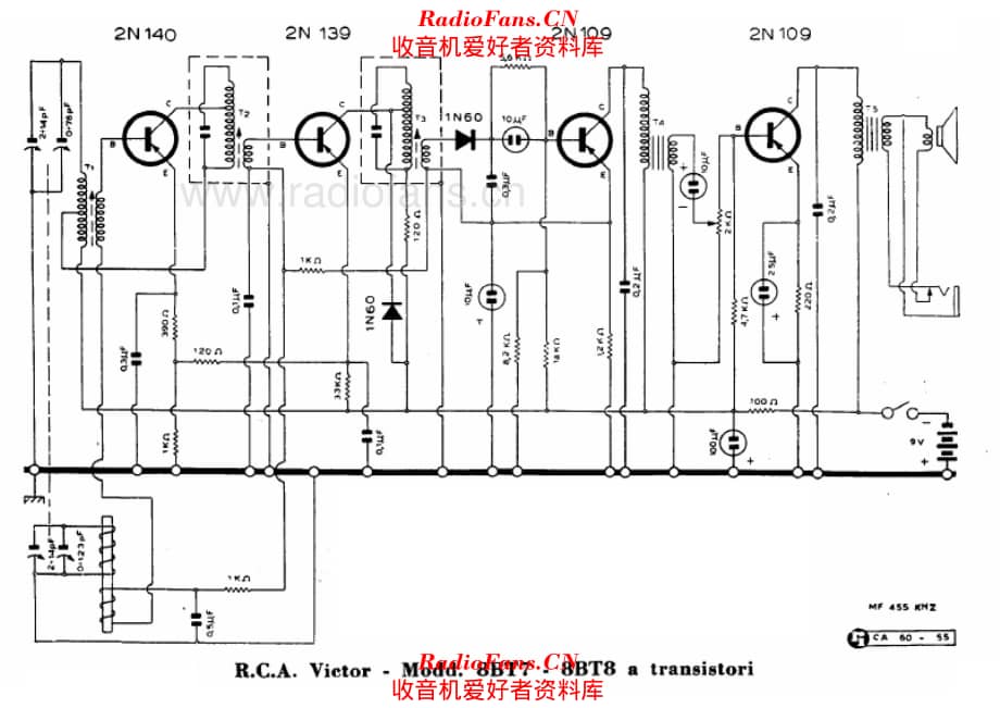 RCA 8BT7 8BT8 电路原理图.pdf_第1页
