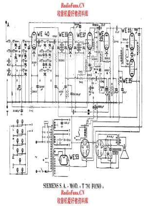 Siemens Telefunken T791 Fono 电路原理图.pdf