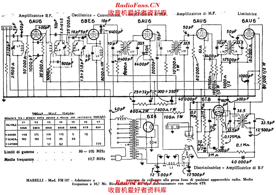 Radiomarelli FM107_2 电路原理图.pdf_第1页