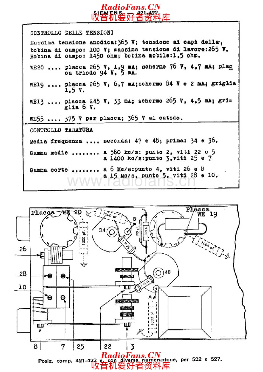 Siemens Telefunken T421 T422 alignment I 电路原理图.pdf_第1页