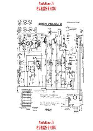 Saba Wildbad W5 电路原理图.pdf