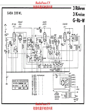 SABA 335WL 电路原理图.pdf