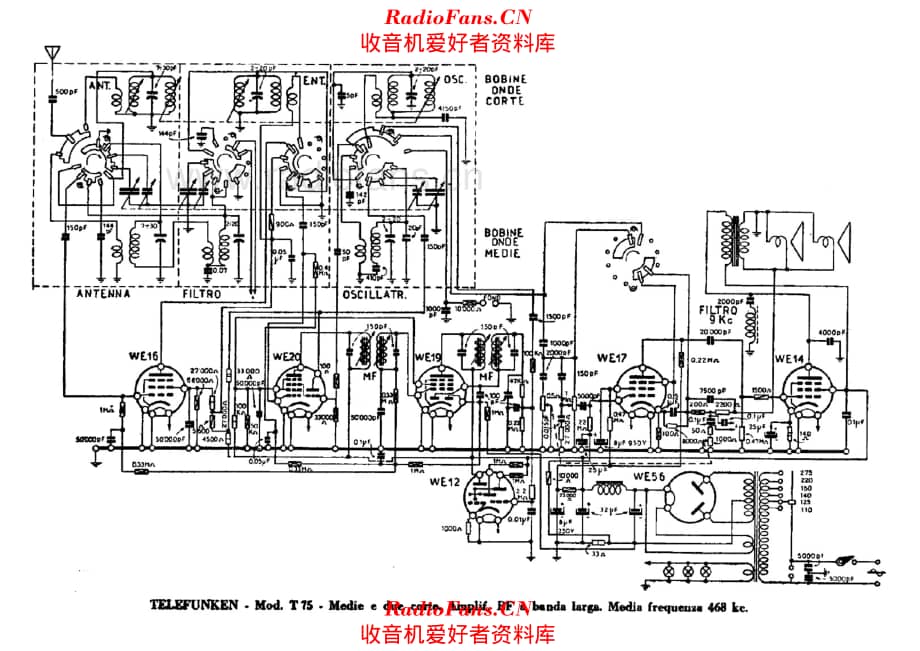 Telefunken T75 电路原理图.pdf_第1页