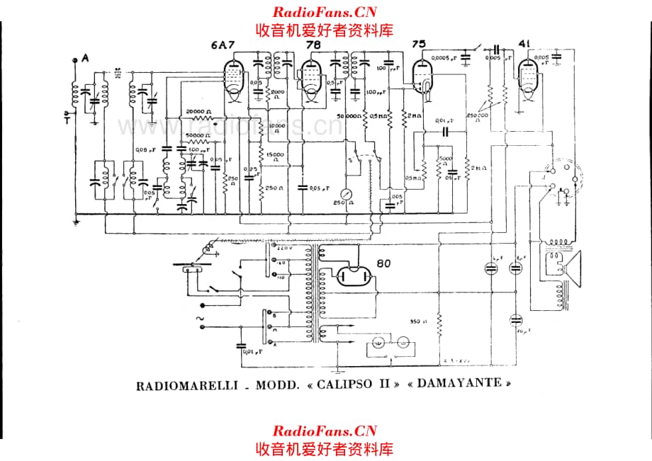 Radiomarelli Calipso II_Damayante 电路原理图.pdf_第1页