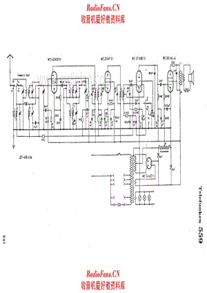 Siemens Telefunken 559 alternate 电路原理图.pdf