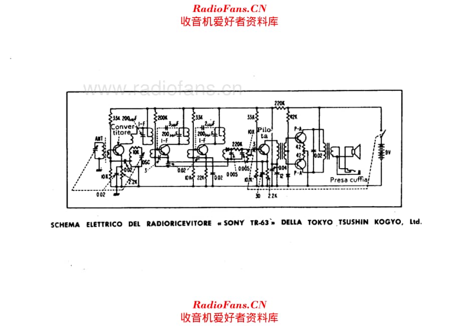 Sony TR-63 电路原理图.pdf_第1页