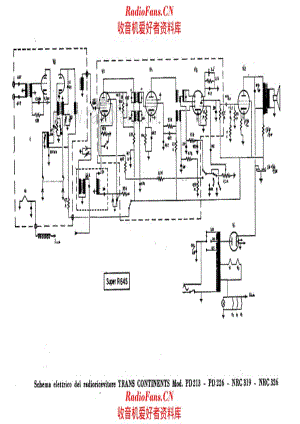 Prandoni PD213 PD226 NRC319 NRC326 电路原理图.pdf