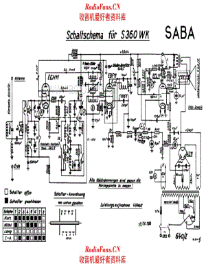 Saba 360WKH 电路原理图.pdf