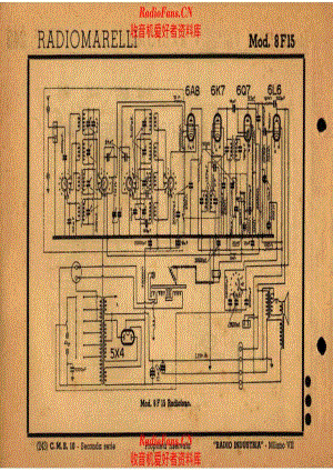 Radiomarelli 8F15_2 电路原理图.pdf