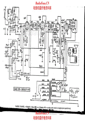 Siare Crosley S-295_C-415 电路原理图.pdf