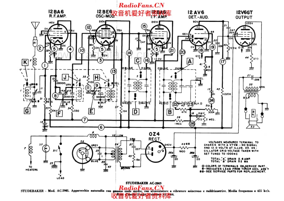 Studebaker AC2905 电路原理图.pdf_第1页
