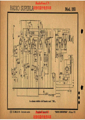 Radio Superla 1951 电路原理图.pdf