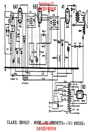 Siare 222 Sirenetta 7411 Reflex 电路原理图.pdf