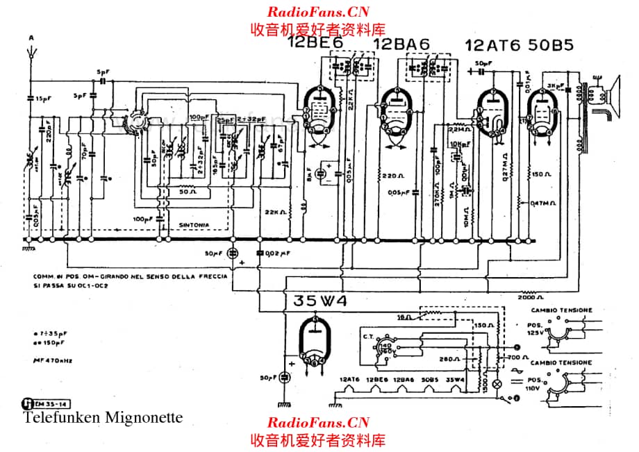 Telefunken Mignonette 电路原理图.pdf_第1页