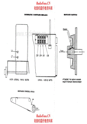 Radiomarelli Aladino 170M Capacitors and Coils 电路原理图.pdf