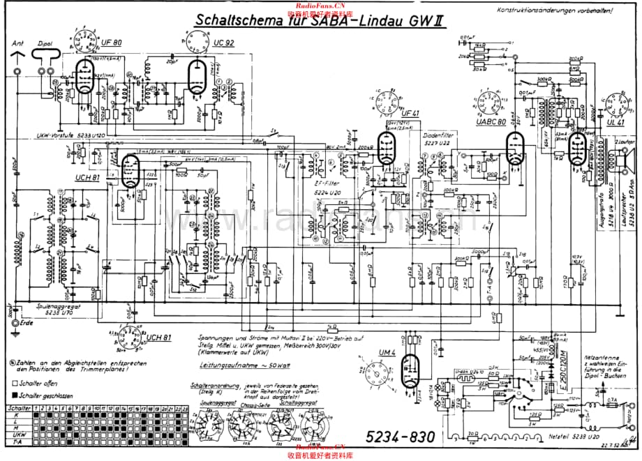 Saba Lindau GW II 电路原理图.pdf_第1页