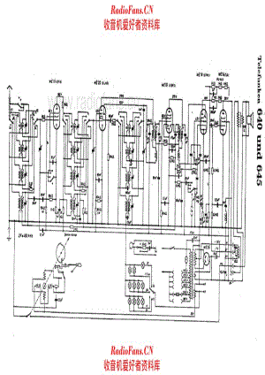 Siemens Telefunken 640 645 电路原理图.pdf
