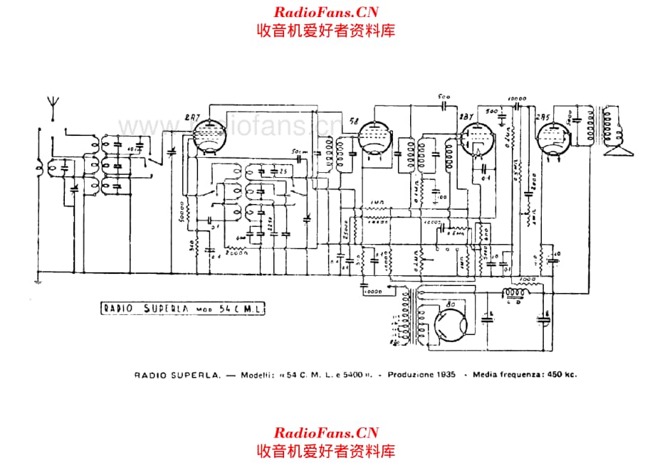 Radio Superla 54CML 5400 电路原理图.pdf_第1页