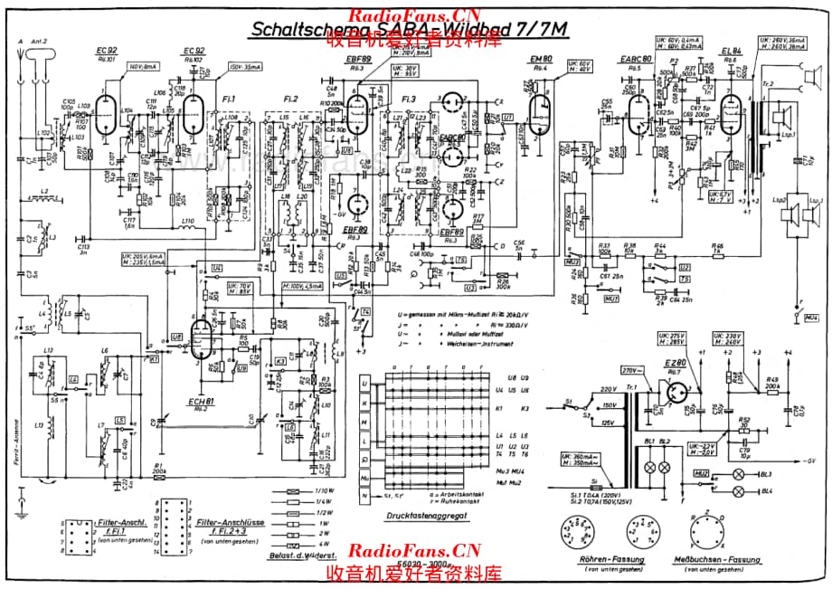 Saba Wildbad 7 7-M 电路原理图.pdf_第1页