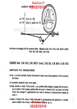 Siemens SM533 SM5022-II SM5123 SM6033 SM6133 tuning cord 电路原理图.pdf
