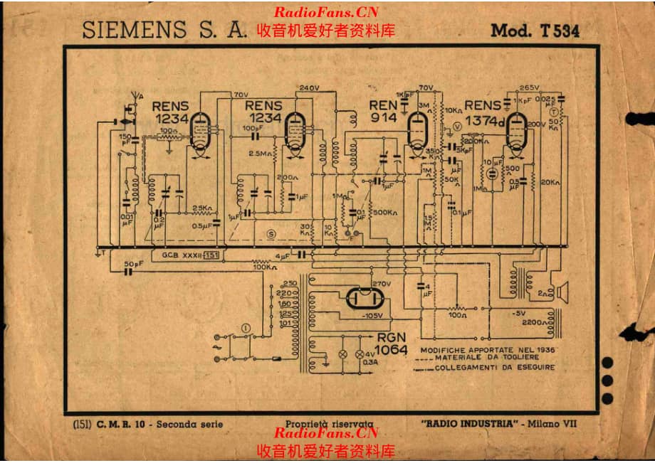 Siemens T 534 电路原理图.pdf_第2页