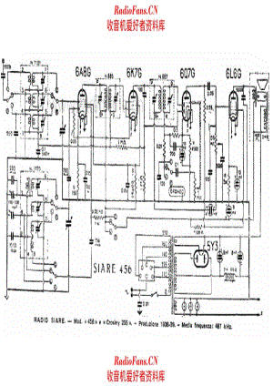 Siare 456 - Crosley 255 电路原理图.pdf
