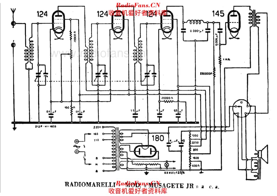 Radiomarelli Musagete JR ca 电路原理图.pdf_第1页