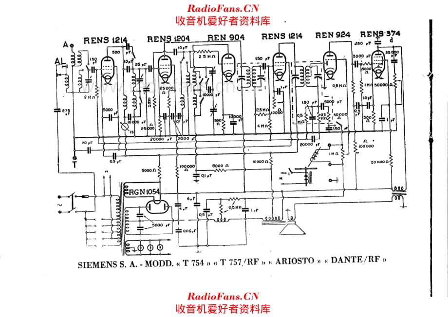 Siemens T 754_T 575RF_Ariosto_DanteRF 电路原理图.pdf_第1页