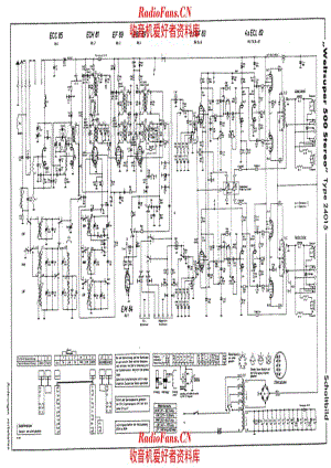 Schaub Lorenz Weltsuper 500 Type 24015 alternate 电路原理图.pdf