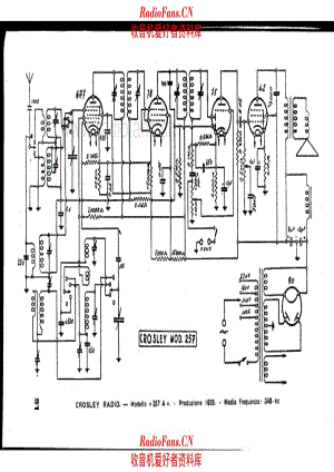 Siare Crosley C-257A 电路原理图.pdf