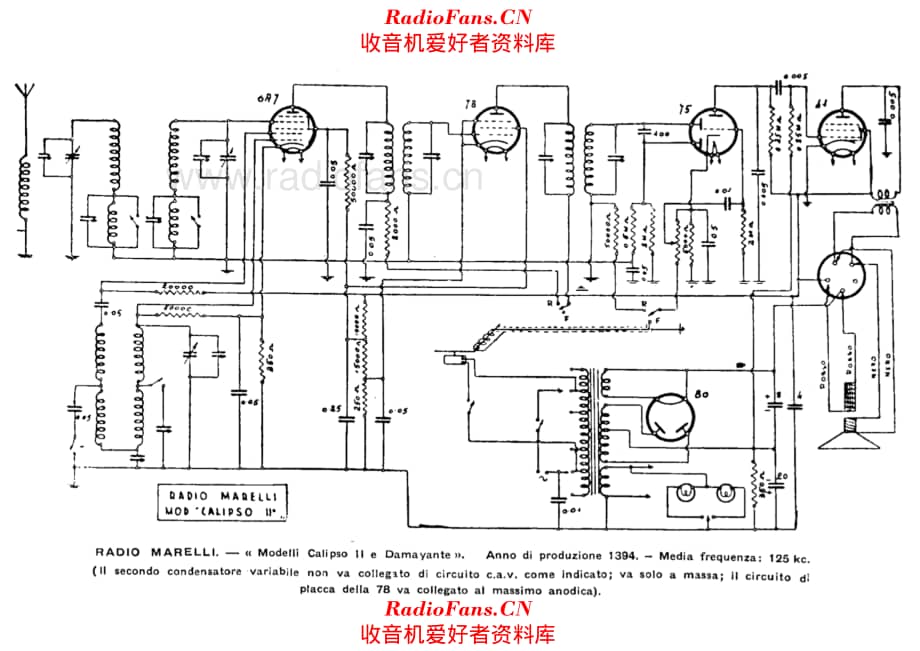 Radiomarelli Calipso II 电路原理图.pdf_第1页