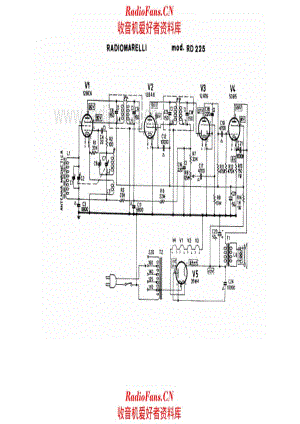 Radiomarelli RD225 电路原理图.pdf