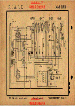 Siare Crosley RR12 电路原理图.pdf