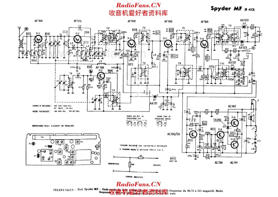 Telefunken Spyder MF R453 电路原理图.pdf_第1页