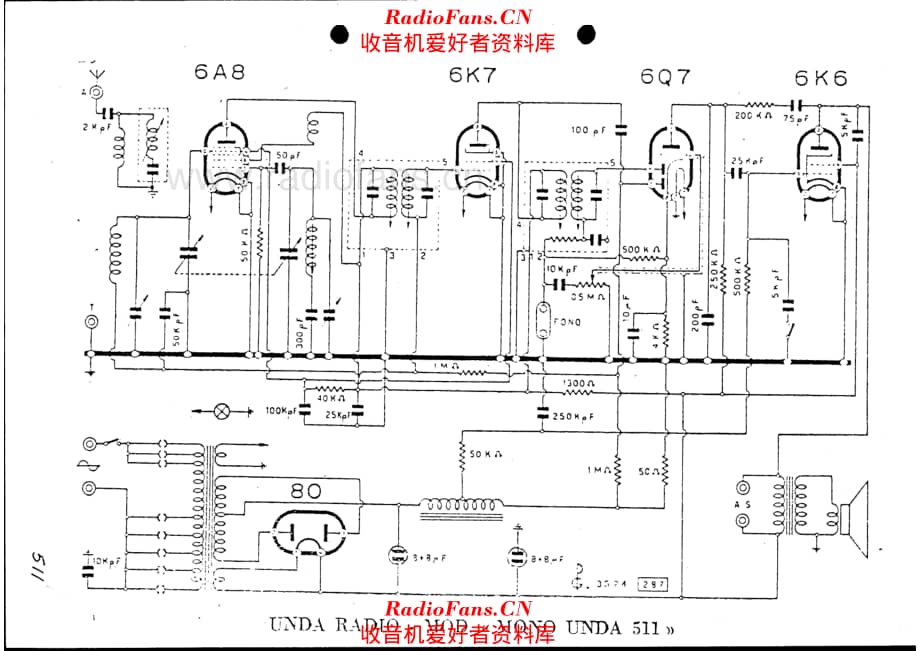 Unda Radio MU-511 电路原理图.pdf_第1页
