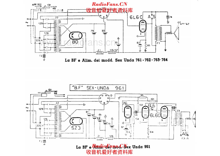 Unda Sex Unda 763 AF & power section 电路原理图.pdf_第1页