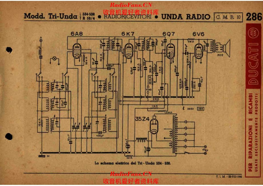 Unda Radio 534_538 电路原理图.pdf_第1页