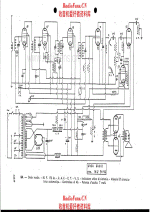 Unda Radio MU-91-92 电路原理图.pdf