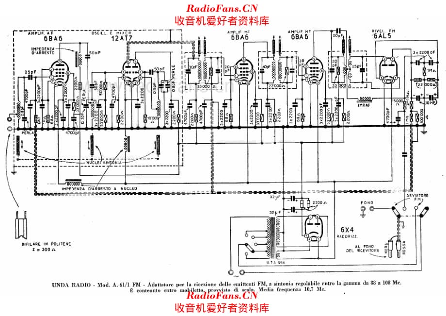 Unda A61-1 FM 电路原理图.pdf_第1页